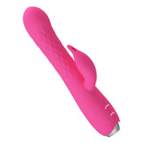 Party Up ERIC Rotating Beads Vibrator - Pink - Pink 20.5 cm USB Rechargeable Rabbit Vibrator with Rotating Bead Shaft-BI-014692-1-PU