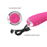 Party Up ERIC Rotating Beads Vibrator - Pink - Pink 20.5 cm USB Rechargeable Rabbit Vibrator with Rotating Bead Shaft-BI-014692-1-PU