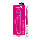 Party Up ERIC Rotating Beads Vibrator - Pink - Pink 20.5 cm USB Rechargeable Rabbit Vibrator with Rotating Bead Shaft-BI-014692-1-PU