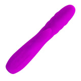 Party Up BOB Thrusting Vibe - Purple - Purple 25 cm USB Rechargeable Thrusting Rabbit Vibrator-BI-014863-PU
