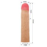 Party Up PHILIP 3 Inch Extender Sleeve - Flesh 3 Inch Penis Extender Sleeve-BI-026257-PU