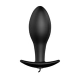 Party Up JASON Vibrating Anal Plug - Black 8.5 cm Vibrating Butt Plug with Remote-BI-040038-PU