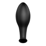 Party Up JASON Vibrating Anal Plug - Black 8.5 cm Vibrating Butt Plug with Remote-BI-040038-PU