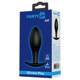 Party Up JEFF Silicone Plug - Black 8.5 cm Butt Plug-BI-040038N-PU