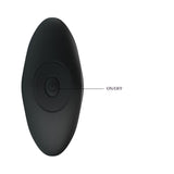 Party Up KEITH Vibrating Plug - Black 10.5 cm USB Rechargeable Vibrating Butt Plug-BI-040067-PU