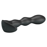 Party Up JIM Vibrating Plug - Black 14.5 cm USB Rechargeable Vibrating Butt Plug-BI-040068-PU