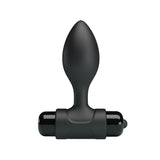 Party Up KEN Vibrating Butt Plug - Black 8.6 cm Vibrating Butt Plug