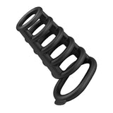 Party Up KIM Cock Cage - Black Cock Ring Cage-BI-210225-PU