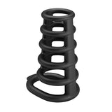 Party Up KIM Cock Cage - Black Cock Ring Cage-BI-210225-PU