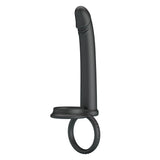 Party Up MARTIN Double Penetrator - Black Cock & Ball Rings with Double Penetrator-BI-210332-PU