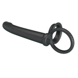Party Up MARTIN Double Penetrator - Black Cock & Ball Rings with Double Penetrator-BI-210332-PU