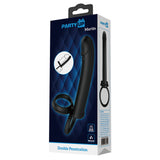 Party Up MARTIN Double Penetrator - Black Cock & Ball Rings with Double Penetrator-BI-210332-PU
