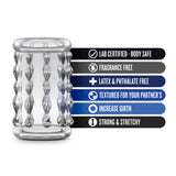 Stay Hard Cock Sleeve 04 - Clear Penis Sleeve-BL-00402