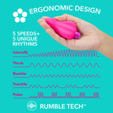 Aria Epic AF - Fuschia USB Rechargeable Stimulator-BL-12320