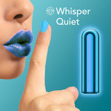 Kool Vibes - Rechargeable Mini Bullet - Blueberry - Blueberry 6.4 cm USB Rechargeable Bullet-BL-14302