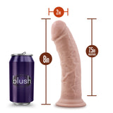 Dr. Skin Plus 8'' Thick Posable Dildo - Flesh 20.3 cm Poseable Dong