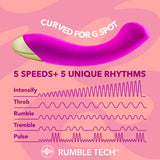 Aria Bangin AF - Purple 18.4 cm USB Rechargeable Vibrator-BL-21201