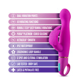 Aria Naughty AF - Plum 18.4 cm Butterfly Vibrator-BL-21801