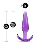 B Yours Slim Anal Plug - Purple 10.8 cm Butt Plug-BL-24311