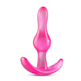 B Yours Curvy Anal Plug - Pink 8.9 cm Butt Plug-BL-24510
