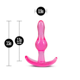 B Yours Curvy Anal Plug - Pink 8.9 cm Butt Plug-BL-24510