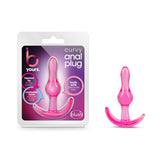 B Yours Curvy Anal Plug - Pink 8.9 cm Butt Plug-BL-24510