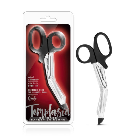 Temptasia Safety Scissors - Black Bondage Safety Sisters-BL-41699