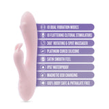 Play With Me - Fairy Flutter - Pink 19.7 cm USB Rechargeable Rabbit Vibrator-BL-44600