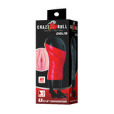 CRAZY BULL DELIA Vibrating Stroker - Flesh Vibrating Vagina Stroker with Suction Base-BM-00900T46S