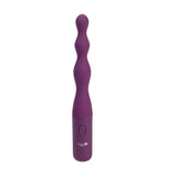 Maia DANI - Purple 17.8 cm USB Rechargeable Beaded Vibrator-BO-23-007