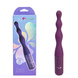 Maia DANI - Purple 17.8 cm USB Rechargeable Beaded Vibrator-BO-23-007