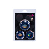 Maia LONZO - Blue Silicone Cock Rings - Set of 3-BO-24-002