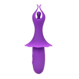 Maia SIENNA - Purple - Purple 15.2 cm USB Rechargeable Fluttering Bullet-BO-25-01-PURPLE