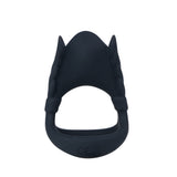 Maia ROCKY - Black - Black USB Rechargeable Vibrating Cock & Balls Ring