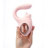 Maia JAYLEE - Pink - Pink USB Rechargeable Dual Motor Vibrator
