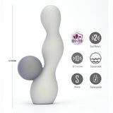 Maia PRESLEY - Grey 15.2 cm USB Rechargeable Rabbit Vibrator