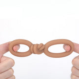 Maia COOPER - Caramel - Caramel Cock & Balls Rings