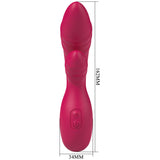 Party Up DALIDA - Pink - Pink 16.2 cm USB Rechargeable Rabbit Vibrator-BP-W00002