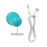 Party Up DUUNA - Teal - Teal 16.9 cm USB Rechargeable Massage Wand-BP-W00003-1