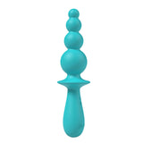 Party Up EVAJANE - Teal - Teal 17.1 cm USB Rechargeable Beaded Vibrator-BP-W00004-1