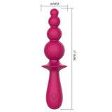 Party Up EVAJANE - Pink - Pink 17.1 cm USB Rechargeable Beaded Vibrator-BP-W00004