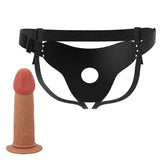 Party Up NATHAN Strap-On - Flesh 17.5 cm Hollow Strap-On-BW-022096N-PU