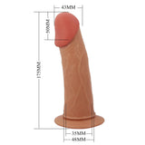 Party Up NATHAN Strap-On - Flesh 17.5 cm Hollow Strap-On-BW-022096N-PU