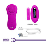 Party Up MICHAEL Panty Vibe - Pink - Pink USB Rechargeable Panty Vibrator with Wireless Remote Control-BW-022100W-PU