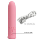 Party Up EDISON Bullet - Pink - Pink 10.3 cm USB Rechargeable Bullet-BW-500008-1-PU