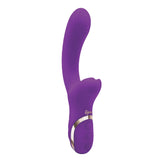 Bodywand G-Play Dual Stimulator Squirt Trainer - Purple 22 cm USB Rechargeable Rabbit Vibrator with Air Pulsation-BW800