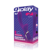 Bodywand G-Play Dual Stimulator Squirt Trainer - Purple 22 cm USB Rechargeable Rabbit Vibrator with Air Pulsation-BW800