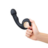 Bodywand G-Play Vibrating Squirt Trainer - Black 17 cm USB Rechargeable Vibrator-BW804