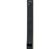Boneyard Silicone Cock Strap Black - Black 3-Snap Adjustable Cock Ring