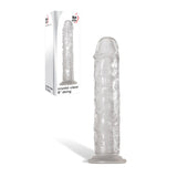 Adam & Eve Crystal Clear 8 Dong - Clear 20.3 cm Dong-C824 2400